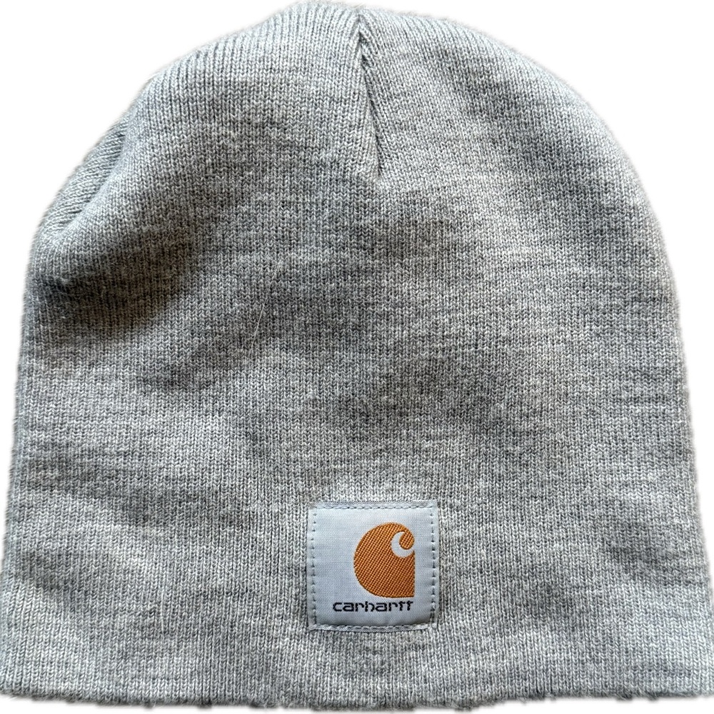 Carhartt Light Gray Knit Beanie